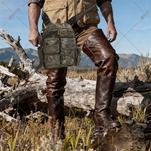 Sac à dos de chasse camouflage d'extérieur avec sangle détachable, sac banane unisexe imperméable pour sports de plein air - Product Image 2