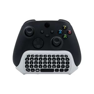 Kablosuz Mini klavye Xbox One için Xbox One S /X Controller beyaz DOBE 2.4G taşınabilir oyun klavyesi chatpad