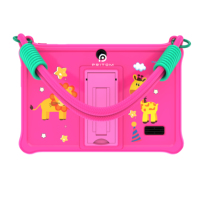 Tablet Android 7 Inci 4GB 32GB Wifi untuk Pembelajaran Edukatif Anak-anak, Tablette Pour Enfants, Tablet Anak K7 Pro Panda