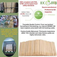 Bâtonnets de bambou plats jetables personnalisés, bâtonnets de bambou pour corn dog à marque privée, écologiques, qualité alimentaire, fournisseur d'usine OEM ODM