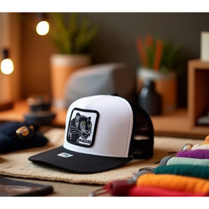 Gorra Trucker de Alta Gama con Bordado de Animales, Tejido de Malla, Unisex, Casual, Primavera y Verano, Gorra de 6 Paneles - Product Image 2