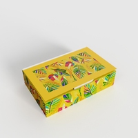 Boîte d'emballage premium Flip Box, boîte pliable, boîte avec insert pour cartes