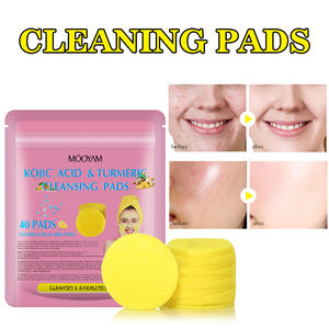 Private Label Custom Skin Eliminates Oil Exfoliation Face Kojic Acid Turmeric Cleansing <strong>Pads</strong>,facial Cleansing <strong>Pad</strong> - Product Image 6