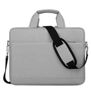 Sac pour ordinateur portable étanche et fin, mallette de bureau, sac messager bandoulière, sac de voyage pour hommes, mallette rigide en cuir personnalisable avec logo - Product Image 2