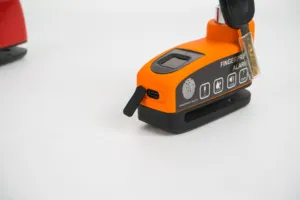 Intelligente Vingerafdruk 120db Waterdicht Alarm Aisc Rem Lock Anti-Boor Motorfiets Slot Smart Lock