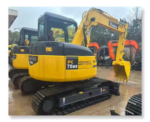 Prêt à l'emploi Mini pelle hydraulique à chenilles Komatsu PC78US d'occasion japonaise de 7.8 tonnes Moteur d'occasion à prix attractif - Product Image 5