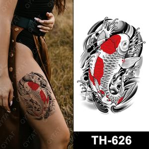 Alta calidad hombres mujeres arte corporal brazo <span class=keywords><strong>pierna</strong></span> lavable temporal Koi Fish Tatuajes/tatuaje - Product Image 5