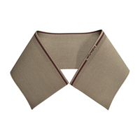 Col tricoté en coton élasthanne écologique de qualité supérieure, motif et couleur personnalisés pour polos, vêtements d'équipe, uniformes scolaires