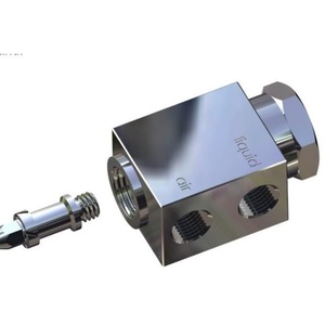 Buse Schlick 970 Forme 0 S4 Orifice 1,0 mm en acier inoxydable pour pistolet de pulvérisation d'air - Product Image 3