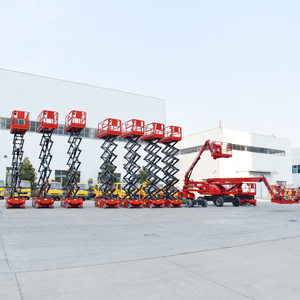 CE Approved Electric Hydraulic Aerial Platform 4-16m Scissor Lift for Logistics Center 230-650kg Capacity - Product Image 1