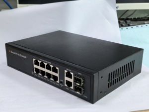 สวิตช์ Poe อัจฉริยะ AI รุ่นขายดี ปี 2026 พร้อมพอร์ต 8GE+2GE+1 SFP สำหรับเครือข่ายไร้สาย AP รองรับกำลังไฟ 2 100M Uplink สวิตช์ Poe อุตสาหกรรม AI - Product Image 5