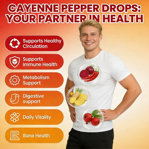 Gotas <span class=keywords><strong>de</strong></span> Pimienta Cayena con Soporte OEM, Suplementos Líquidos <span class=keywords><strong>de</strong></span> Pimienta Cayena, Espino Blanco, Remolacha, Cúrcuma, Vitamina K2+D3 - Product Image 3