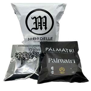 Biodegradable Custom LOGO Printed High Quality Matte <b>White</b> Poly Matte Mailer Black Logistics Packaging <b>Silver</b> Mailing <b>Bag</b> - Product Image 1