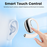 Trulyway 2026 para Auriculares Deportivos Intrauditivos Inalámbricos Verdaderos de 6.0 Pulgadas con Indicador LED, Chipset JL, Resistencia al Agua IPX-4 y Baja Latencia