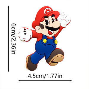 Aimant de réfrigérateur <span class=keywords><strong>Mario</strong></span>, autocollant décoratif mural, décoration de cuisine et de maison, papeterie, fournitures scolaires et de bureau, cadeaux promotionnels - Product Image 4