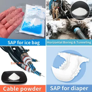 Absorbierende schnelle Natriumpoly acrylat-Saft Super Absorbent Polymer Water Treatment Chemical zur Verfestigung auf Deponie aufschlämmung