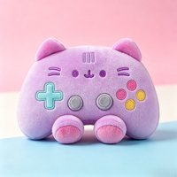 Peluche chat gris personnalisée OEM ODM, figurine chat mignonne, jouet pour machine à griffes, fabricant de jouets en peluche en gros