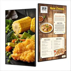 Pantalla LCD de Publicidad para Montaje en Pared Interior, Señalización Digital con CMS para Menús de Restaurantes, Tableros de Información de Oficina y Avisos - Product Image 1