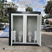 Bagno Portatile Prefabbricato di Lusso, Toilette Container Monolocale, Servizi Igienici Pubblici Smontabili