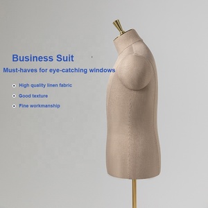 Hot Selling Adjustable Height Half Body Male Dress Form Mannequin With Shoe and Pants <strong>Rack</strong> Men Suit Torso Mannequin <strong>on</strong> <strong>Wheels</strong> - Product Image 5