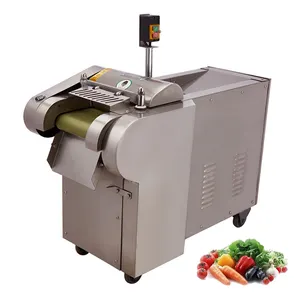 Maydanoz salatalık endüstriyel kesme için yüksek kaliteli sebze dilimleme kesici parçalama makinesi