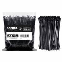 Attaches de câbles en nylon 66, attaches autobloquantes en plastique, attaches industrielles, fabricant professionnel, 100 pièces, noir, blanc, jaune