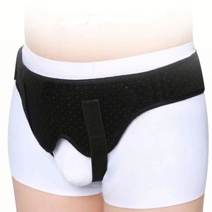 Ceinture de soutien abdominale, inguinale et ombilicale en nylon médical respirant et réglable pour hommes, avec protection professionnelle - Product Image 3