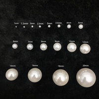 Vente en Gros Usine Perles Fantaisie en Plastique ABS Sans Trous, Perles Libres 8mm pour la Fabrication de Bijoux DIY