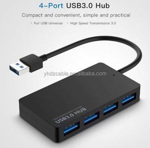Manufacturer Wholesale <b>USB</b> 3.0 <b>Hub</b> Expansion Dock One to Four Ultra-thin High-speed <b>Hub</b> <b>USB</b> Splitter 4-port <b>USB</b> - Product Image 5