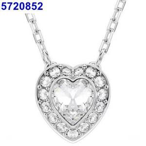 Set de Joyería de Alta Calidad en Oferta con Pulsera, Collar y <span class=keywords><strong>Pendientes</strong></span> de Cristal Brillante con Corazón de Diamantes de Famosa Marca de Diseñador de Moda - Product Image 6