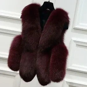 Vente directe d'usine personnalisée <span class=keywords><strong>fausse</strong></span> <span class=keywords><strong>fourrure</strong></span> de renard manteau <span class=keywords><strong>gilet</strong></span> femmes épissé court style <span class=keywords><strong>fausse</strong></span> <span class=keywords><strong>fourrure</strong></span> de renard veste <span class=keywords><strong>gilet</strong></span> pour les femmes - Product Image 3