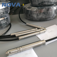 Transmetteur de niveau d'eau submersible de 19 mm de diamètre, 4-20 mA, IP68, capteur de niveau hydrostatique pour puits profonds et tuyaux étroits