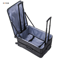 Trolley de coiffure professionnel FAMA en aluminium, style national, durable, avec poignée souple, capacité moyenne, fermeture à capuchon