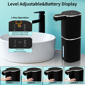 Neuheit: Automatischer Berührungsloser Schaumseifenspender für den Haushalt, USB-Elektrisch, Luxuriös, Verstellbar, Wandmontierter Flüssigseifenspender - Product Image 4