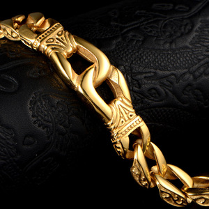 Pulsera de Cadena Cubana de Plata Tibetana para Hombre, Diseño de Eslabones Elípticos en Tono Plata Antigua, Joyería de Regalo - Product Image 4