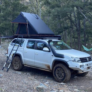 Carpa de techo rígida para coche, tipo Dachzelt, para acampar al aire libre, con capacidad para 4 personas. - Product Image 1