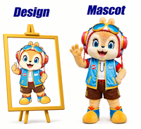 Costumes de mascotte pour adultes pour événements sportifs de club de football - Peluche unisexe pour Halloween