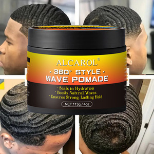 Pronta Consegna: Pomata 360 Wave da 100g per <span class=keywords><strong>Uomo</strong></span>, <span class=keywords><strong>Cera</strong></span> Modellante per <span class=keywords><strong>Capelli</strong></span> a Tenuta Forte <span class=keywords><strong>con</strong></span> Olio di Argan e Burro di Karité, Crema Definizione Onde - Product Image 1