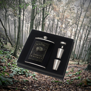 ชุดขวดเหล้าพกพาหุ้มหนังคุณภาพสูง 8 ออนซ์ พร้อมชุดของขวัญโลหะ ขวดสแตนเลสเกรดพรีเมียมแบบแบน พกพาสะดวก - Product Image 3