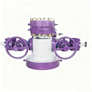 แท่นขุดเจาะน้ำมันและก๊าซแบบฟอร์จ พร้อมอุปกรณ์คริสต์มาสทรี/หัวบ่อสำหรับการผลิตน้ำมันในสนามน้ำมัน ผลิตที่มณฑลซานตง รับประกัน 1 ปี - Product Image 3