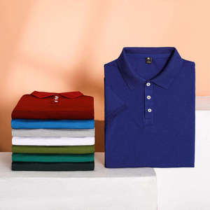 Polo de Manga Corta para Hombre, de Algodón, Color Sólido, Transpirable, Informal, de Punto, Corte Regular, con Botones al Frente - Product Image 5