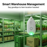 Localizador de Activos Agrícolas Inteligente Zigbee Mesh WE-T01 al por Mayor, Precio de Fábrica, Etiqueta con Alerta de Audio y LED de 7 Colores para Gestión de Activos en Invernaderos