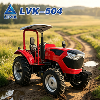 Tracteur agricole compact haute performance 50 CV, tracteur agricole à roues certifié Euro 5 CE EPA pour travaux de riziculture et de labour