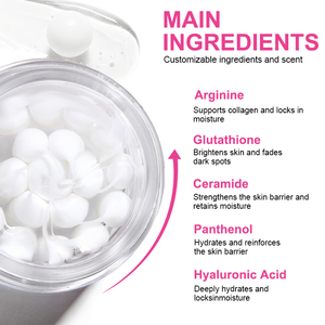 Crème en capsules de collagène à faible poids moléculaire de qualité supérieure, traitement anti-rides à absorption intense, améliore la fermeté, marque privée - Product Image 4