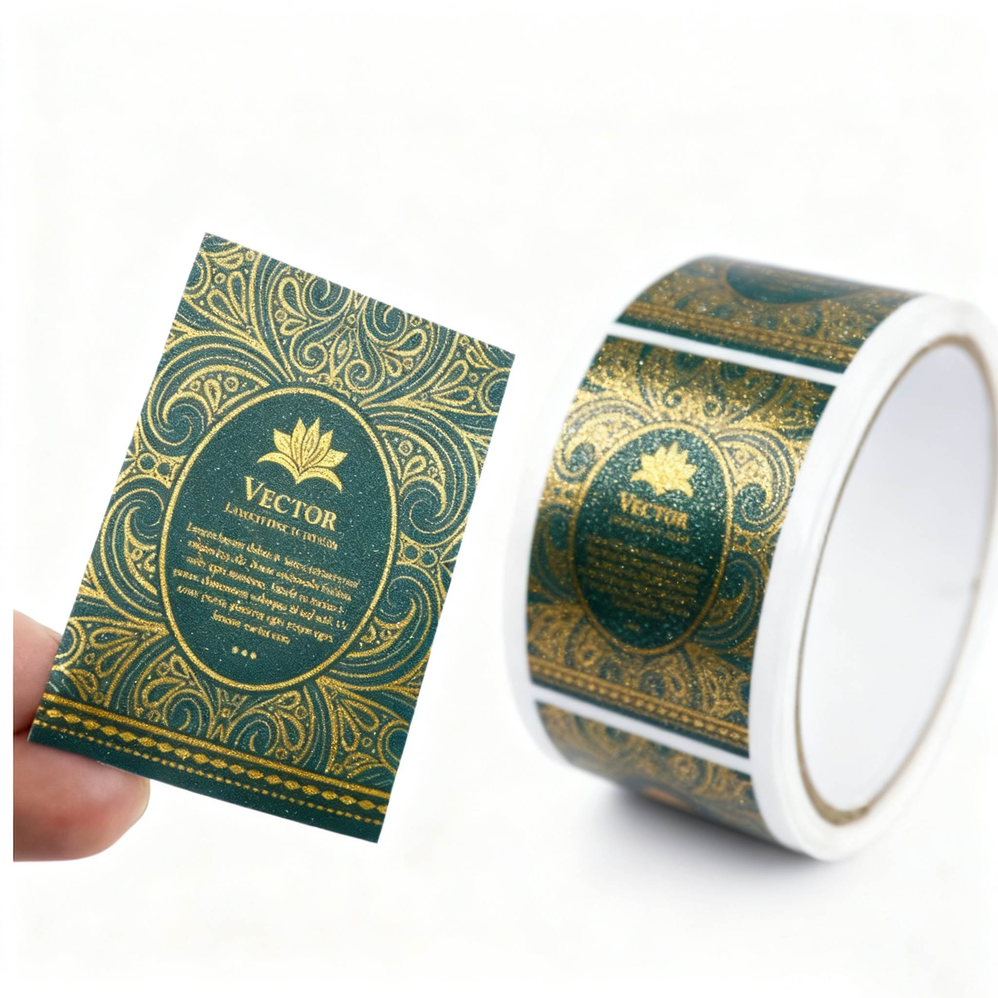Custom logo Waterproof Product Packaging Label Adhesive Printing Food Pack Jar Container Label Sticker