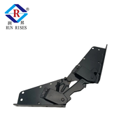 Charnière en fer durable C02 pour la conversion de canapé-lit 45 ° 80 ° finition noire en zinc fonctionnement lisse serrure multi-angle pour salon en métal