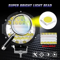 Projecteur de travail LED rond XOVY 51W à faisceau large et spot, 7 pouces – Offre Spéciale