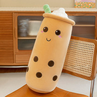 Nouvelle peluche mignonne en forme de fruit en coton PP, tasse à thé au lait, coussin de sommeil brodé pour unisexe, soulagement du stress, cadeaux d'anniversaire et d'événements