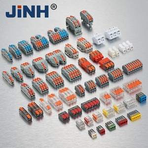 ขั้วต่อสายไฟแบบสปริง JINH เชื่อมต่อเร็ว ใช้ซ้ำได้ ขนาดกะทัดรัด แบบคันโยก - Product Image 1