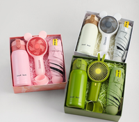 Coffret Cadeau d'Appréciation pour Employés FAREA Haut de Gamme, Meilleures Ventes, avec Tasse Isotherme, Parapluie et Ventilateur, Idéal pour Cadeaux d'Affaires